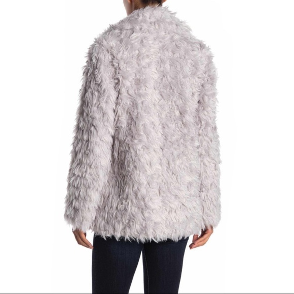 AVEC LES FILLES Notch Collar Curly Jacket - Picture 2 of 4